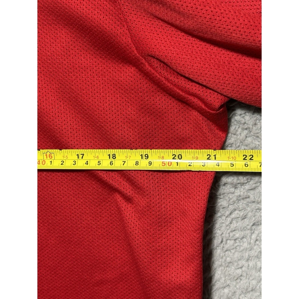 Pearl Izumi Cycling Jersey Mens Large Red Full Zip Short Sleeve Biking - Picture 3 of 13